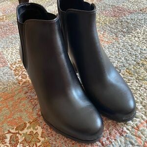 MK Classic Black Ankle Boots